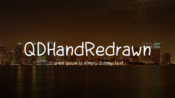 QDHandRedrawn Font