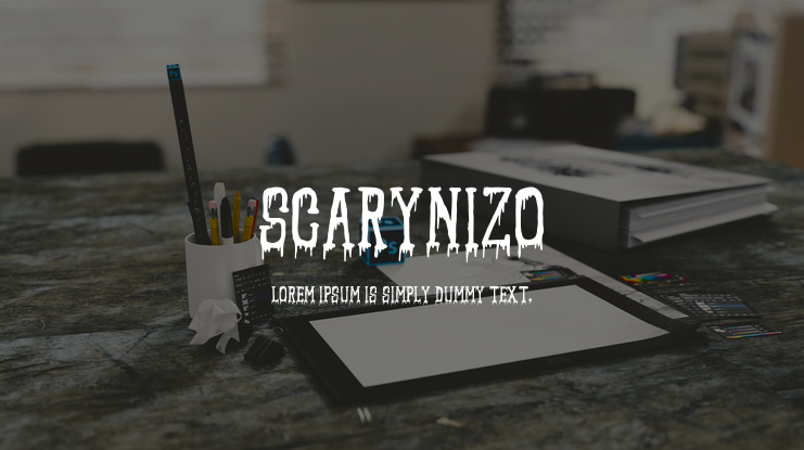SCARYNIZO Font Family