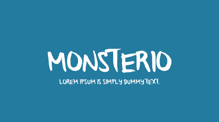 Monsterio Font