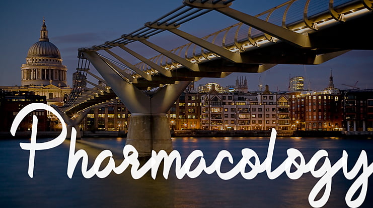 Pharmacology Font