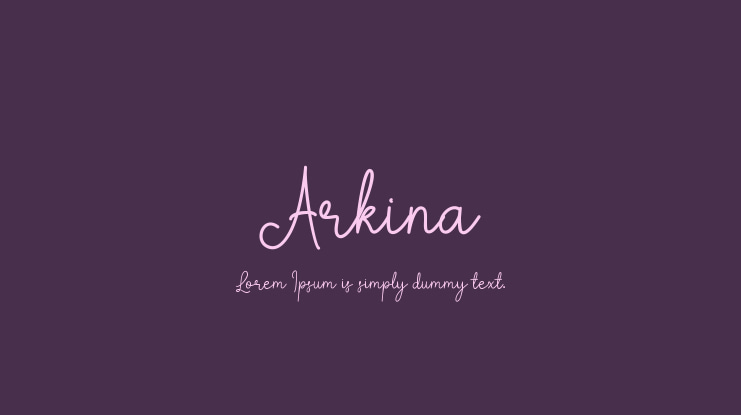 Arkina Font
