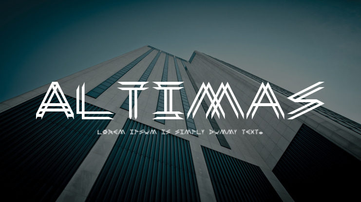 Altimas Font