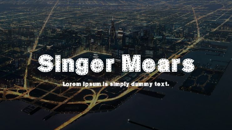 Singer Mears Font