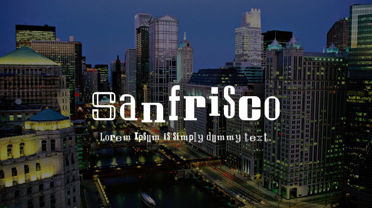 Sanfrisco Font