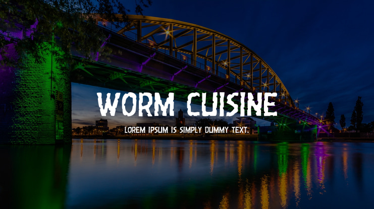 Worm Cuisine Font Family