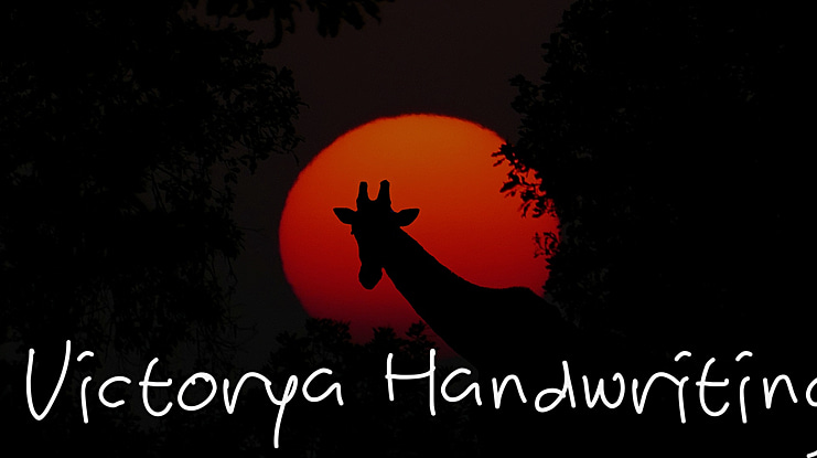 Victorya Handwriting Font