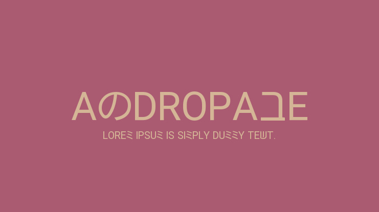 Andropabe Font