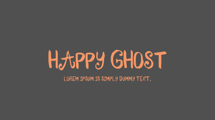 Happy Ghost Font