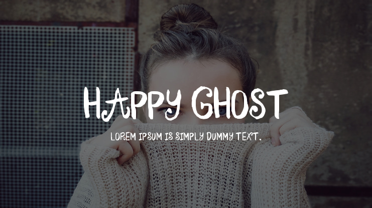 Happy Ghost Font