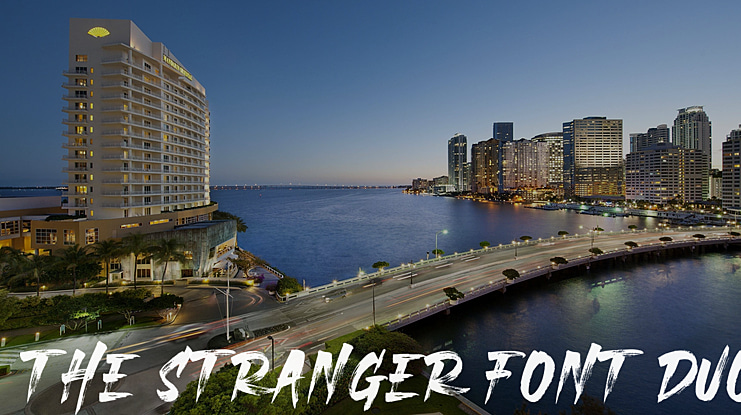THE STRANGER FONT DUO