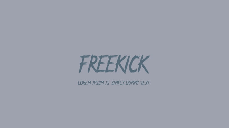 FREEKICK Font