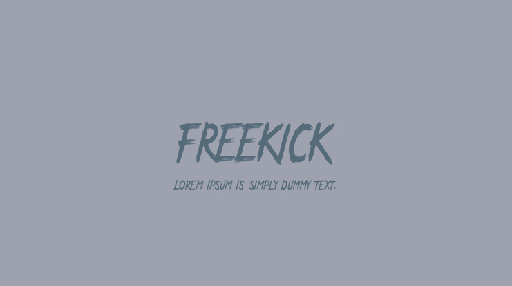 FREEKICK Font