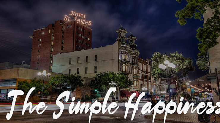 The Simple Happiness Font