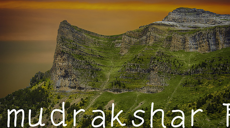 mudrakshar 2 Font