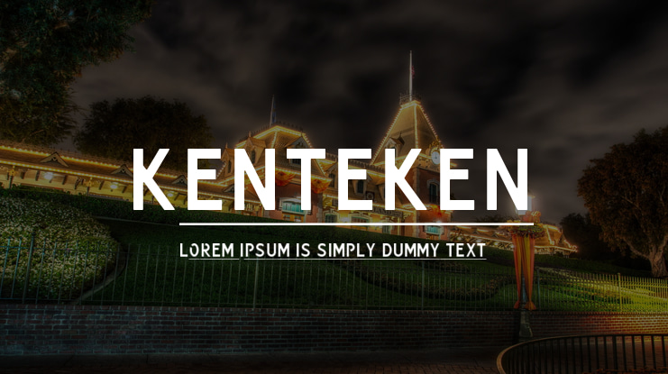 Kenteken Font