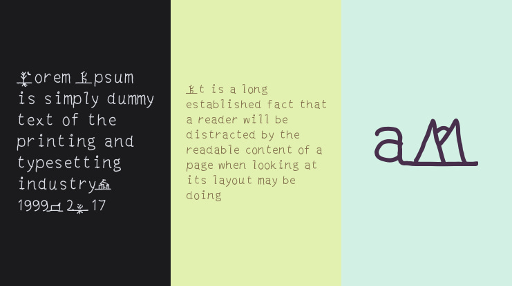 narrativlingua - 1 Font