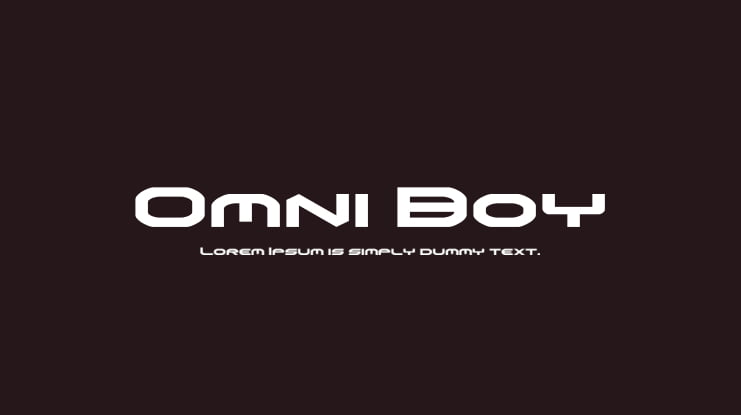 Omni Boy Font Family