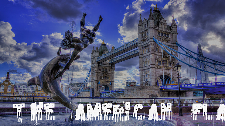 The American Flag Font