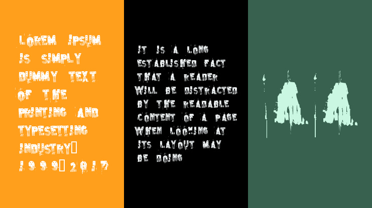 The American Flag Font