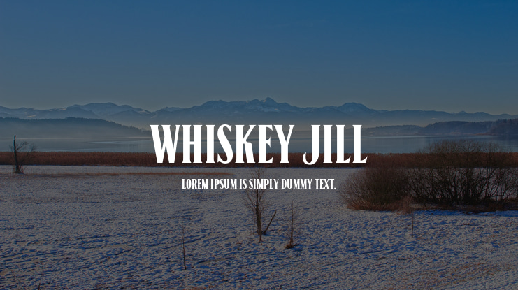 Whiskey Jill Font