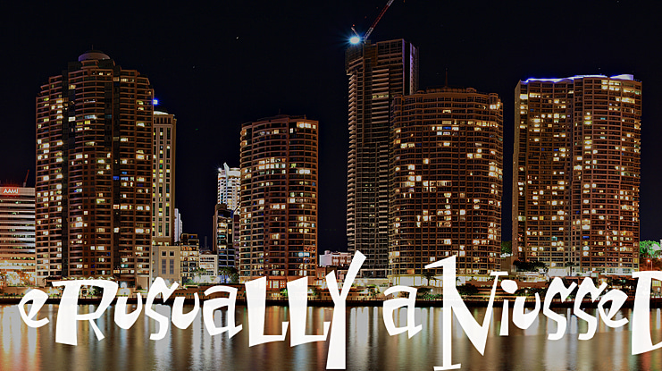 Erusually aniussed Font