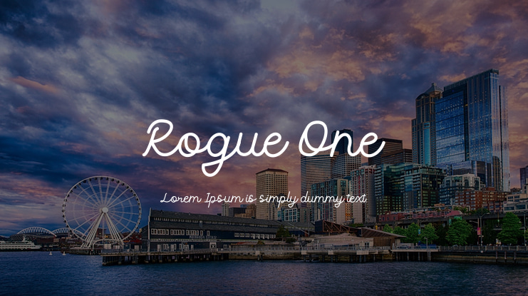Rogue One Font