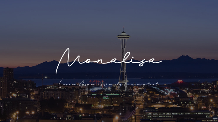 Monalisa Font