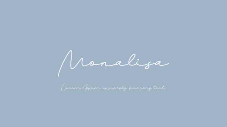 Monalisa Font