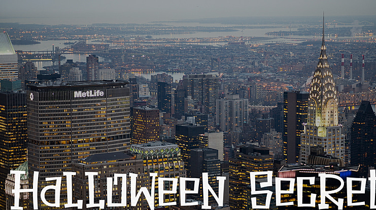 Halloween Secret Font