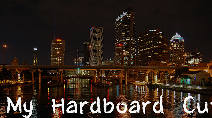 My Hardboard Cut Font