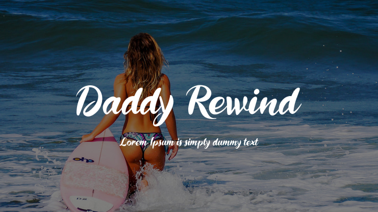 Daddy Rewind Font
