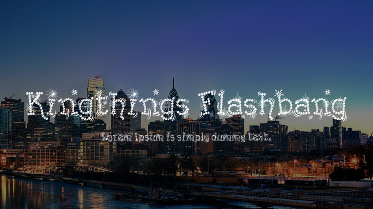 Kingthings Flashbang Font Family