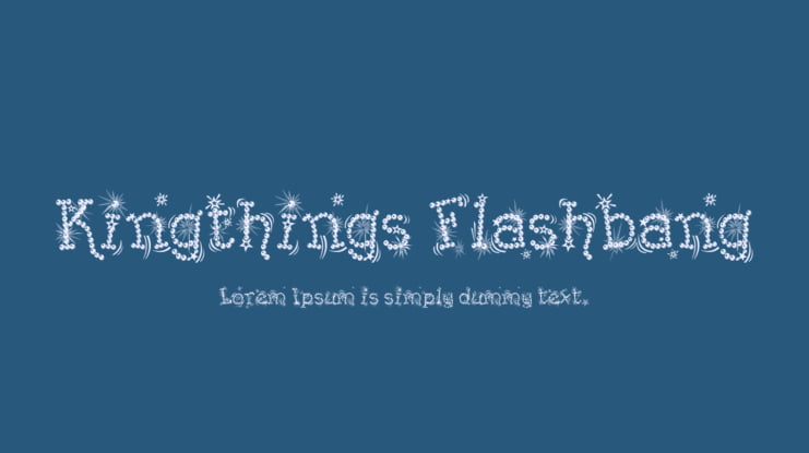 Kingthings Flashbang Font Family