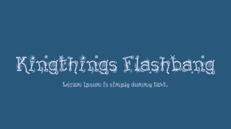 Kingthings Flashbang Font Family