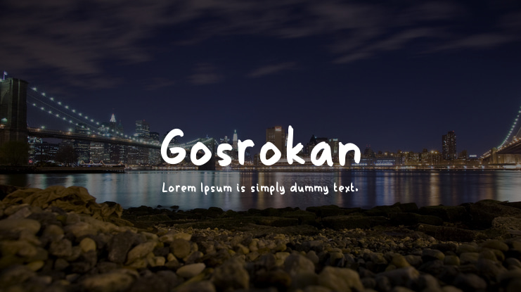 Gosrokan Font