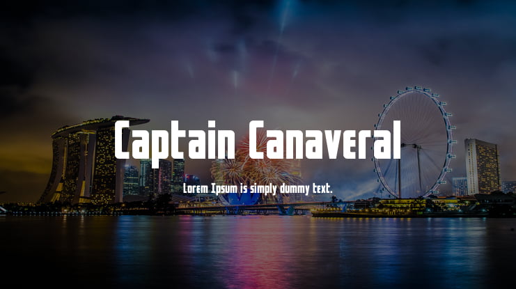 Captain Canaveral Font Family