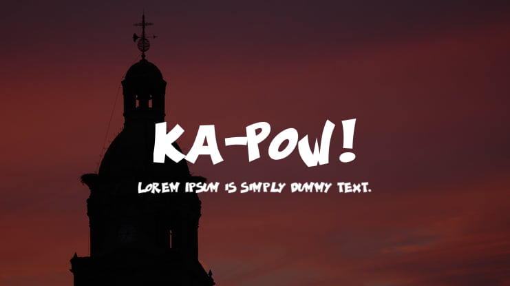 Ka-Pow! Font