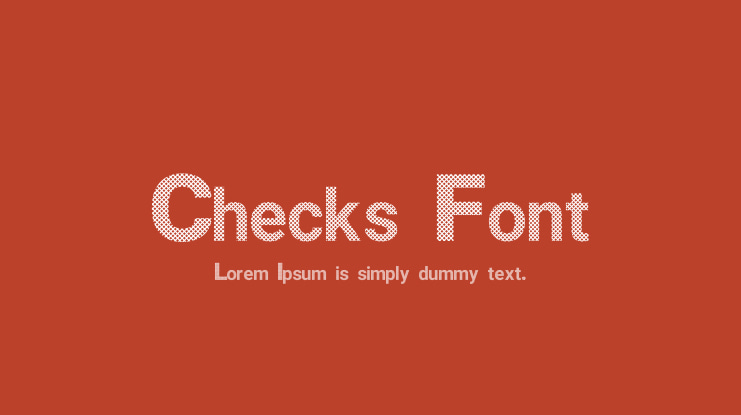 Checks Font