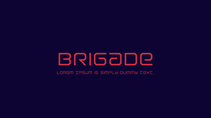 Brigade Font Family