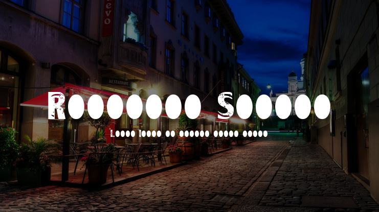 Raindrop Splash Font