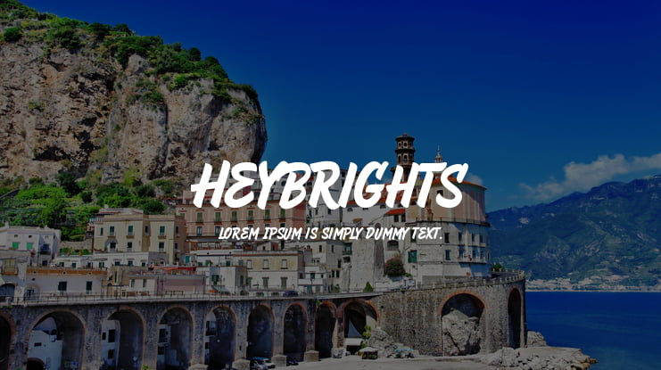 HeyBrights Font