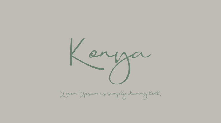 Konya Font