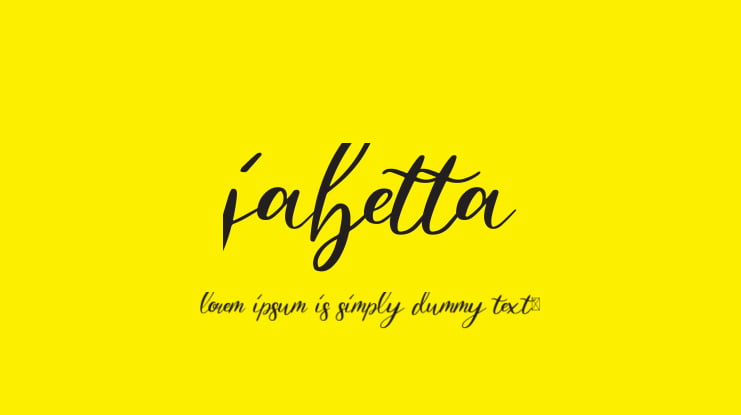 Jabetta Font