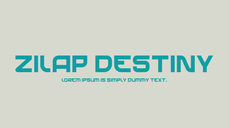 Zilap Destiny Font Family