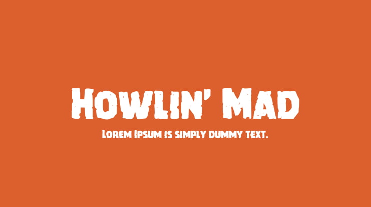 Howlin' Mad Font Family