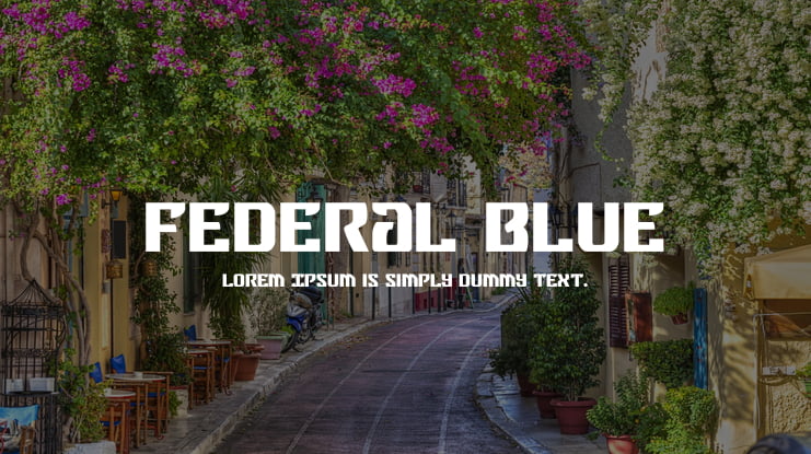 Federal Blue Font Family