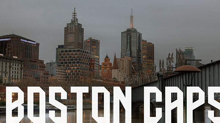 BOSTON CAPS Font