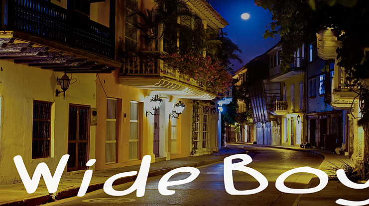 Wide Boy Font