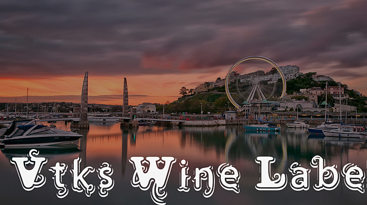 Vtks Wine Label Font Family