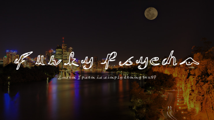 Funky Psycho Font